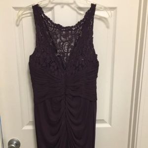 plum bridesmaid dress